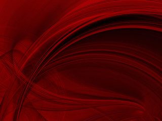 red abstract fractal background 3d rendering illustration