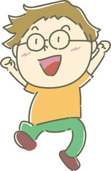 男の子01_04（飛ぶ）