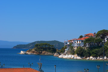 
Skiathos Island, Greece. summer 2020, beaches and seascape