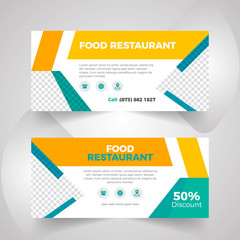 Food & Restuaruant Concept Web Bannar Design.
