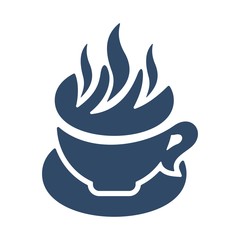 Coffee cup and tea cup icon. Mug symbol.