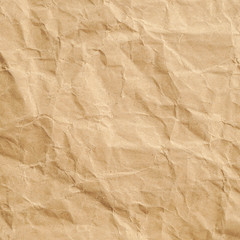 crumpled brown paper texture 