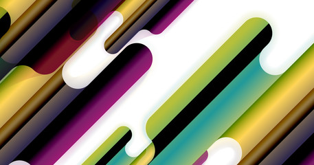 Abstract liquid lines geometric background