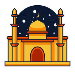 emblem badge for islamic holy holiday Ramadan kareem
