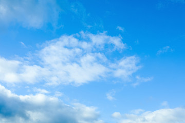 Beautiful view of blue sky with clouds