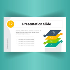 Abstract Business Powerpoint slides presentation template.