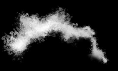 White smoke and fog smoke effect