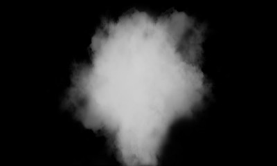 White smoke and fog smoke effect