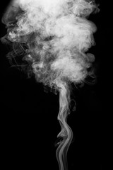 White smoke and fog smoke effect