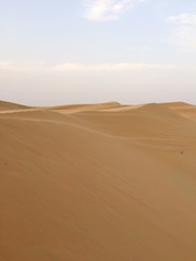 Fototapeta na wymiar View Of Sand Dunes In A Desert