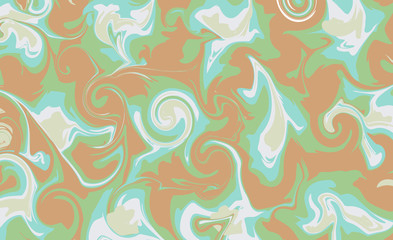 Liquid abstract texture. Swirling paint effect. Vector illustration. Marble abstract background. Colorful texture