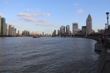 Obraz premium Promenade du Bund à Shanghai, Chine