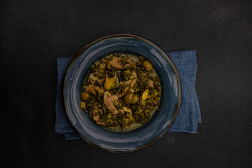 Chakapuli is a Georgian stew