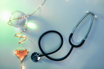 Sfondo per medico cardiochirurgo del cuore.