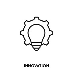 innovation icon vector. innovation sign symbol