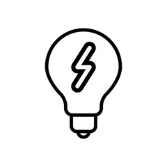 Light Bulb Icon Design Vector Template