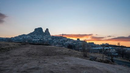 Fototapeta na wymiar Cappadocia Landscape In Goreme, Turkey