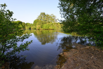 Riverside Park in Horley, Surrey in May.
