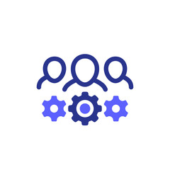 business committee icon on white