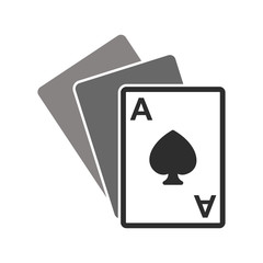 poker card icon vector design template