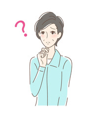 不安・疑問・悩みを感じる女性