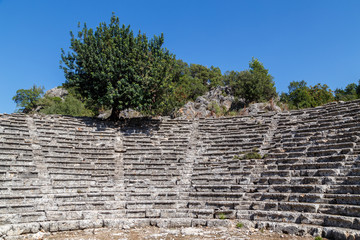 Obraz premium Ruins of Pinara ancient city, Turkey
