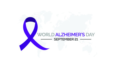 Vector illustration on the theme of World Alzheimer's day observed each year on September 21st across the globe.