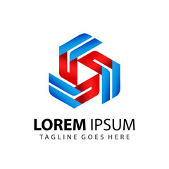 Awesome Gradient Media Play Arrow Busniness Company Modern Logo Design Template Premium Vector