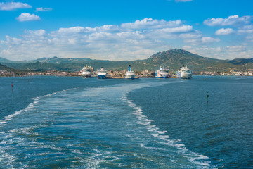 Olbia port, Sardinia, Italy