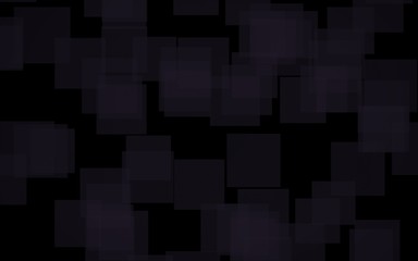 Black abstract background. Backdrop with grey squares. 3D illustration