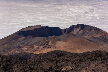 Pico Viejo, volcano located in El Teide Natural Park (Tenerife, Canary Islands - Spain).