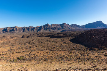Natural park of El Teide volcano (Tenerife, Canary Islands - Spain).