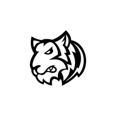 logo lion ,tiger icon vector