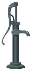 Water pump on white background