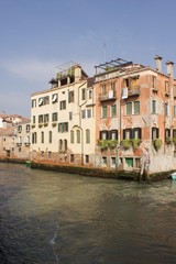 Traditional Venice floating house