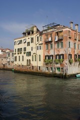 Traditional Venice floating house
