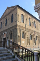 The historical building of Scuola Grande della Misericordia in Venice, Italy