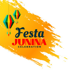 happy festa junina celebration wishes background design