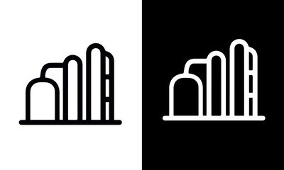 Industry Icons vector design black and white 
