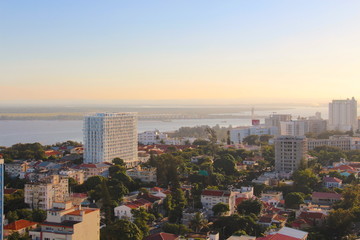 Blick über Maputo, Mosambik