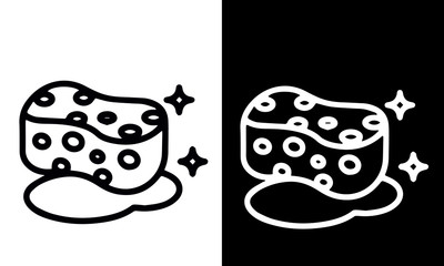  laundry icons vector design  black and white 