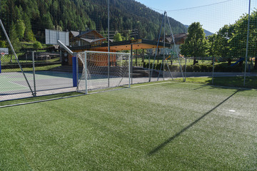 campo calcetto sintetico calcio porta calcio 