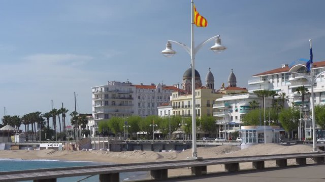 City of Saint Raphael located in Var department on French riviera