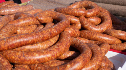 Juicy sausages for sale