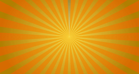 Orange Sunburst background Vector Graphics