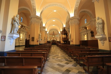 Interiors of the Cathedral of Arequipa