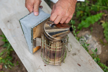 the process of extracting honey from the hive