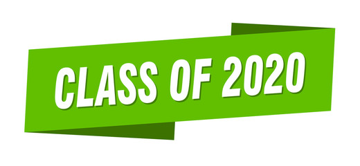 class of 2020 banner template. class of 2020 ribbon label sign