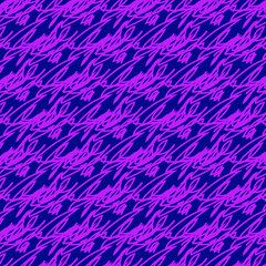 
Pink abstract pattern against a dark background.