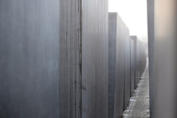 Row Of Concrete Blocks